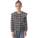 Frets Mosaic Pattern Geometric Kids  Peter Pan Collar Blouse