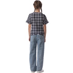 Kids  Cuff Sleeve Scrunch Bottom T-Shirt 