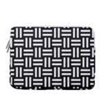 Frets Mosaic Pattern Geometric 13  Vertical Laptop Sleeve Case With Pocket