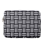 Frets Mosaic Pattern Geometric 14  Vertical Laptop Sleeve Case With Pocket