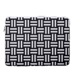 Frets Mosaic Pattern Geometric 15  Vertical Laptop Sleeve Case With Pocket