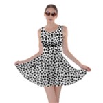 Marble Cracked Pattern Surface Skater Dress