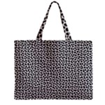 Marble Cracked Pattern Surface Zipper Mini Tote Bag