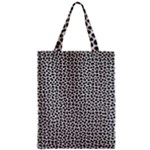 Marble Cracked Pattern Surface Zipper Classic Tote Bag