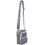 Marble Cracked Pattern Surface Shoulder Strap Belt Bag