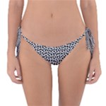 Marble Cracked Pattern Surface Reversible Bikini Bottoms