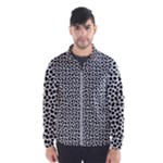 Marble Cracked Pattern Surface Men s Windbreaker