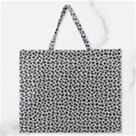 Marble Cracked Pattern Surface Zipper Large Tote Bag