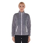 Marble Cracked Pattern Surface Women s Bomber Jacket