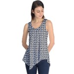 Marble Cracked Pattern Surface Sleeveless Tunic