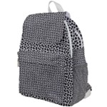 Marble Cracked Pattern Surface Top Flap Backpack