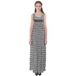 Marble Cracked Pattern Surface Empire Waist Maxi Dress