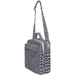 Marble Cracked Pattern Surface Crossbody Day Bag