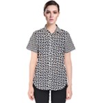 Marble Cracked Pattern Surface Women s Short Sleeve Shirt