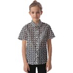 Marble Cracked Pattern Surface Kids  Short Sleeve Shirt