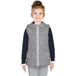 Marble Cracked Pattern Surface Kids  Hooded Puffer Vest