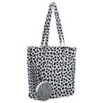 Marble Cracked Pattern Surface Everyday Shoulder Bag with Pouch Bag