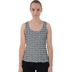 Marble Cracked Pattern Surface Velvet Tank Top