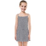 Marble Cracked Pattern Surface Kids  Summer Sun Dress