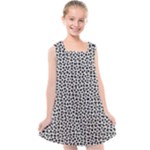 Marble Cracked Pattern Surface Kids  Cross Back Dress