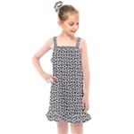 Marble Cracked Pattern Surface Kids  Overall Dress