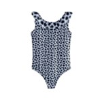 Marble Cracked Pattern Surface Kids  Frill Swimsuit