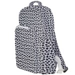 Marble Cracked Pattern Surface Double Compartment Backpack