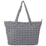 Marble Cracked Pattern Surface Full Print Shoulder Bag