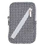 Marble Cracked Pattern Surface Belt Pouch Bag (Small)