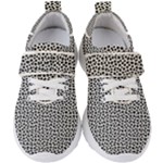 Marble Cracked Pattern Surface Kids  Velcro Strap Shoes