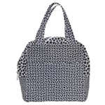 Marble Cracked Pattern Surface Boxy Hand Bag