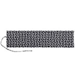 Marble Cracked Pattern Surface Roll Up Canvas Pencil Holder (L)