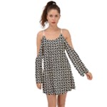 Marble Cracked Pattern Surface Boho Dress