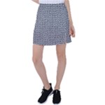 Marble Cracked Pattern Surface Tennis Skirt