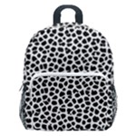 Marble Cracked Pattern Surface Kids  Age 5-10 Lightweight School Backpack with Side Pockets