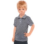 Marble Cracked Pattern Surface Kids  Polo T-Shirt