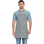 Marble Cracked Pattern Surface Kitchen Apron