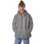 Marble Cracked Pattern Surface Kids  Oversized Hoodie