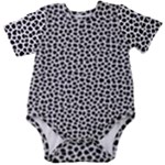 Marble Cracked Pattern Surface Baby Short Sleeve Bodysuit