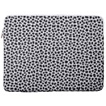 Marble Cracked Pattern Surface 17  Vertical Laptop Sleeve Case With Pocket