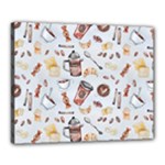 Coffee Mania Caffeine Canvas 20  x 16  (Stretched)