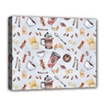 Coffee Mania Caffeine Deluxe Canvas 20  x 16  (Stretched)