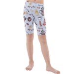 Coffee Mania Caffeine Kids  Mid Length Swim Shorts