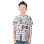 Coffee Mania Caffeine Kids  Cotton T-Shirt