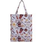 Coffee Mania Caffeine Zipper Classic Tote Bag