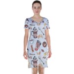 Coffee Mania Caffeine Short Sleeve Nightdress