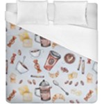 Coffee Mania Caffeine Duvet Cover (King Size)