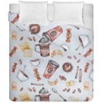 Coffee Mania Caffeine Duvet Cover Double Side (California King Size)