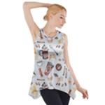 Coffee Mania Caffeine Side Drop Tank Tunic