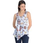 Coffee Mania Caffeine Sleeveless Tunic